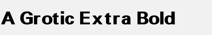 A_Grotic Extra Bold